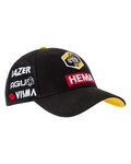 AGU Șapcă de ciclism - JUMBO-VISMA 2022 - negru/galben