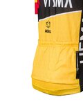 AGU Tricou de ciclism cu mânecă scurtă - JUMBO-VISMA 22 KIDS - galben/negru
