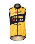 AGU Vestă de ciclism - JUMBO-VISMA 2022 - galben/negru