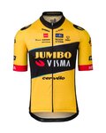 AGU Tricou de ciclism cu mânecă scurtă - JUMBO-VISMA 2023 - galben/negru