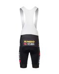 AGU Pantaloni scurți de ciclism cu bretele - JUMBO-VISMA 2023 - negru/galben