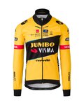 AGU Jachetă termoizolantă de ciclism - JUMBO-VISMA 2023 - negru/galben