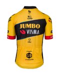 AGU Tricou de ciclism cu mânecă scurtă - JUMBO-VISMA 2023 JONAS VINGEGAARD - negru/galben
