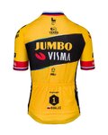 AGU Tricou de ciclism cu mânecă scurtă - JUMBO-VISMA 2023 PRIMOZ ROGLIC - negru/galben