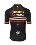 AGU Tricou de ciclism cu mânecă scurtă - JUMBO-VISMA TRIPLE VICTORY 2023 - negru