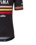 AGU Tricou de ciclism cu mânecă scurtă - JUMBO-VISMA TRIPLE VICTORY 2023 - negru