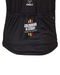 AGU Tricou de ciclism cu mânecă scurtă - JUMBO-VISMA TRIPLE VICTORY 2023 - negru