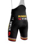 AGU Pantaloni scurți de ciclism cu bretele - JUMBO-VISMA TRIPLE VICTORY 2023 - negru