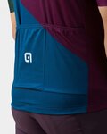 ALÉ Tricou de ciclism cu mânecă scurtă - NEXT - verde/bordo/alb/albastru