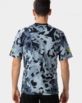 ALÉ Tricou de ciclism cu mânecă scurtă - CORNER OFF ROAD - gri/negru