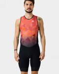 ALÉ Salopetă de ciclism - KITE TRIATHLON - roșu
