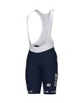 ALÉ Pantaloni scurți de ciclism cu bretele - GROUPAMA FDJ 2023 - albastru