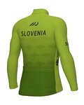 ALÉ Tricou de cilism pentru iarnă cu mânecă lungă - SLOVENIA NATIONAL 23 - verde
