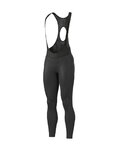 ALÉ Pantaloni de ciclism lungi cu bretele - SPEEDFONDO THERMO - negru