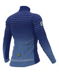 ALÉ Tricou de cilism pentru iarnă cu mânecă lungă - BULLET LADY WINTER - albastru
