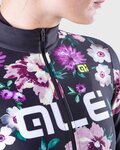 ALÉ Tricou de cilism pentru iarnă cu mânecă lungă - FIORI LADY WINTER - negru