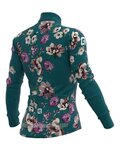 ALÉ Tricou și pantaloni de iarnă de ciclism - FIORI LADY WINTER - negru/verde