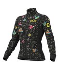 ALÉ Tricou de cilism pentru iarnă cu mânecă lungă - VERSILIA LADY WINTER - negru