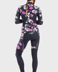 ALÉ Tricou și pantaloni de iarnă de ciclism - FIORI LADY WINTER - negru