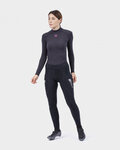 ALÉ Pantaloni de ciclism lungi fără bretele - ESSENTIAL LADY WNT - negru