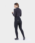 ALÉ Pantaloni de ciclism lungi fără bretele - ESSENTIAL LADY WNT - negru