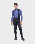ALÉ Tricou de ciclism cu mânecă lungă - INTIMO CUBES - albastru