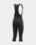 ALÉ Pantaloni de ciclism 3/4 cu bretele - WINTER 3/4 - negru/alb
