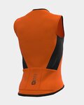 ALÉ Vestă de ciclism - R-EV1 CLIMA PROTECTION 2.0 THERMO - portocaliu