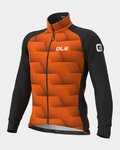 ALÉ Jachetă și pantaloni de iarnă de ciclism - SHARP + WINTER - negru/portocaliu