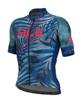 ALÉ Tricou de ciclism cu mânecă scurtă - SUNSET - verde/albastru