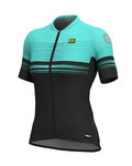 ALÉ Tricou de ciclism cu mânecă scurtă - SLIDE LADY  - albastru/negru