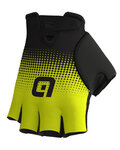 ALÉ Mănuși de ciclism fără degete - DOTS  - galben/negru