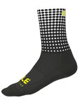 ALÉ Șosete clasice de ciclism - DOTS  - negru/alb