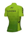 ALÉ Tricoul și pantaloni scurți de ciclism - SLOVENIA NATIONAL 22 - verde/albastru