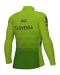 ALÉ Tricou de cilism pentru iarnă cu mânecă lungă - SLOVENIA NATIONAL 22 - verde