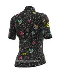 ALÉ Tricou de ciclism cu mânecă scurtă - VERSILIA LADY - negru