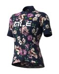 ALÉ Tricou de ciclism cu mânecă scurtă - FIORI LADY - albastru