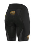 ALÉ Pantaloni scurți de ciclism fără bretele - LIPS LADY - auriu/negru