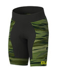 ALÉ Pantaloni scurți de ciclism fără bretele - ROCK KIDS - verde/negru