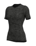 ALÉ Tricou de ciclism cu mânecă scurtă - PETUNIA LADY - negru
