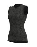 ALÉ Tricou de ciclism fără mâneci - PETUNIA LADY - negru