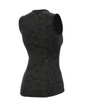ALÉ Tricou de ciclism fără mâneci - PETUNIA LADY - negru
