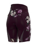 ALÉ Tricoul și pantaloni scurți de ciclism - FIORI LADY - bordo/alb