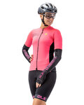 ALÉ Încălzitoare de braț pentru ciclism - SUNSELECT - roz/negru