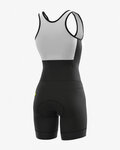 ALÉ Salopetă de ciclism - CLASSICO RL 2.0 LADY - alb/negru