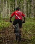 ALÉ Tricou de ciclism cu mânecă scurtă - ARROW MTB - roșu