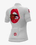 ALÉ Tricou de ciclism cu mânecă scurtă - SMILE LADY - alb