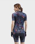 ALÉ Tricou de ciclism cu mânecă scurtă - SOLID CHIOS LADY - gri/albastru/galben/roz