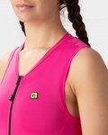 ALÉ Tricoul de ciclism fără mâneci - COLOR BLOCK LADY - roz