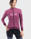 ALÉ Jachetă termoizolantă de ciclism - SWITCH COMBI LADY - roz